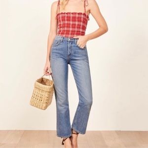 Reformation Jordi Kick Flare Jeans 28